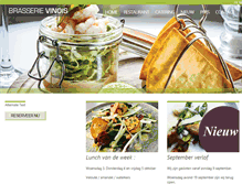 Tablet Screenshot of brasserie-vinois.com